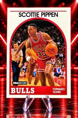 Scottie Pippen 1989-90 NBA Hoops Chicago Bulls Basketball Card RARE Collector SP